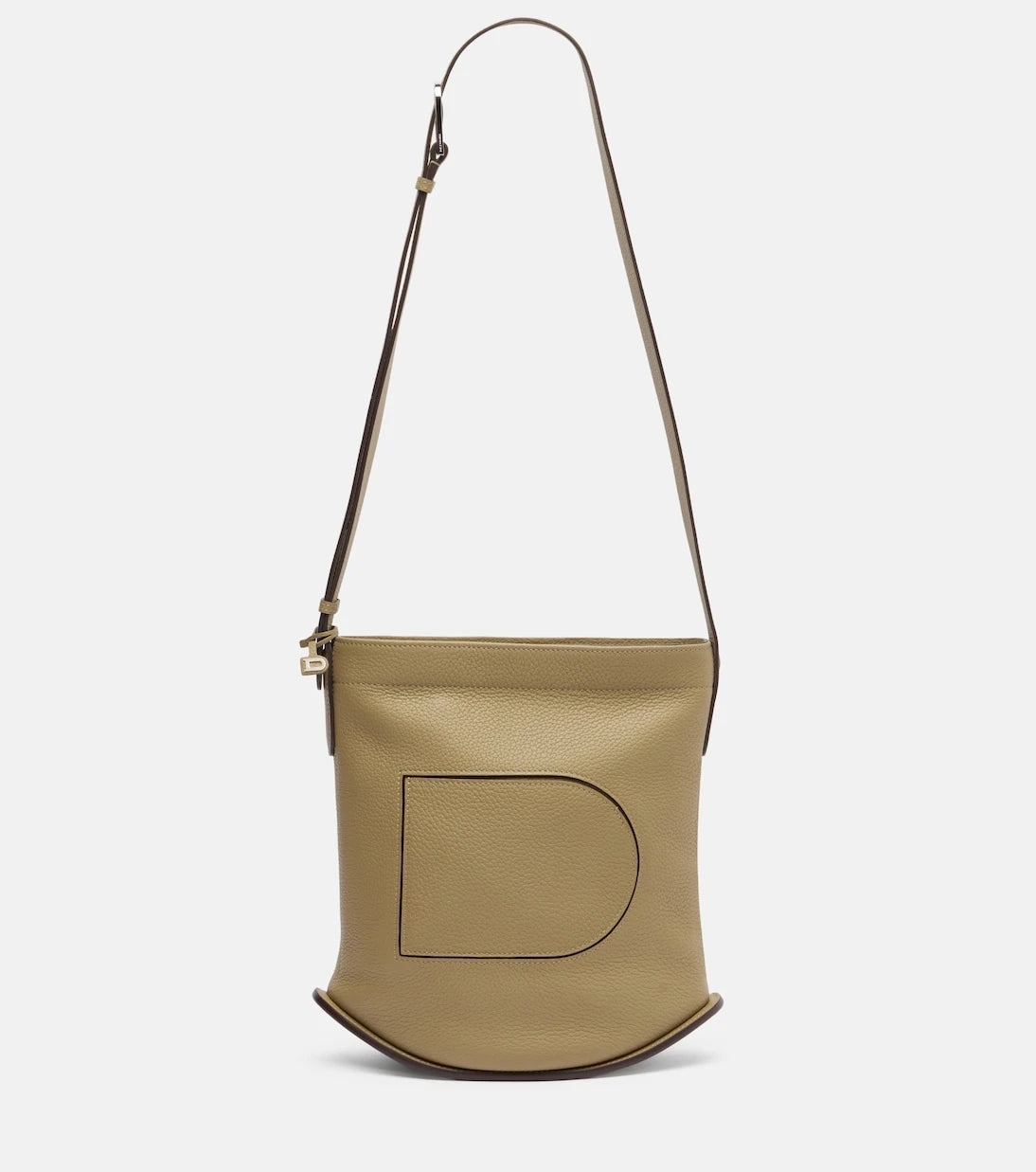 Delvaux - حقيبة يد Pin Daily Medium جلدية توت