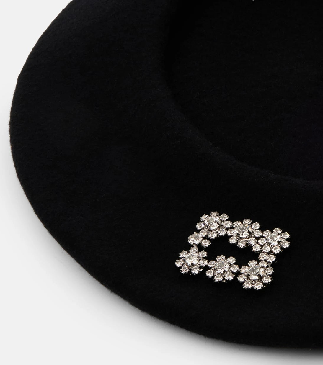 Roger Vivier - Embellished wool beret