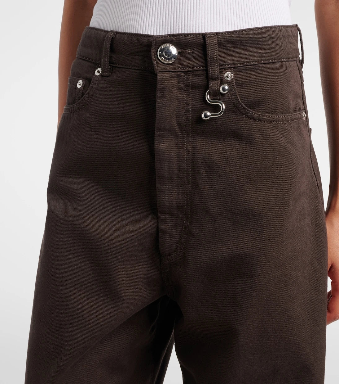Sportmax - Siamese wide-leg jeans