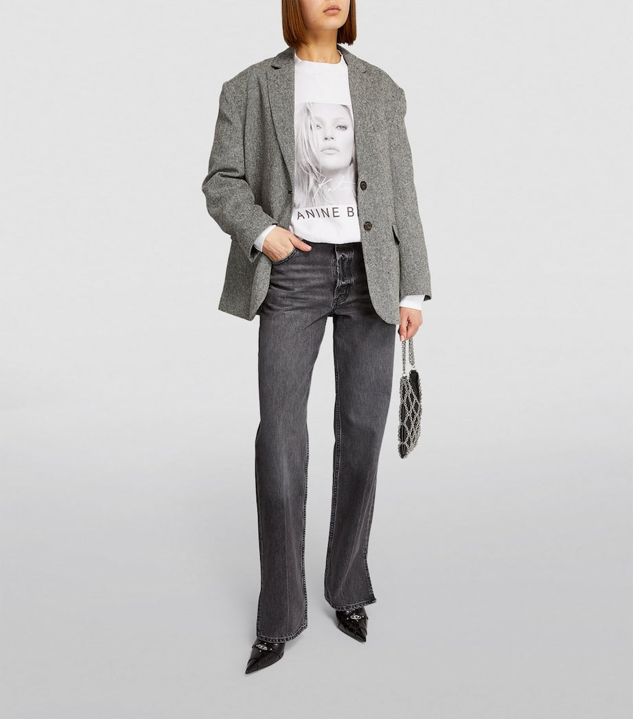 ANINE BING White x Kate Moss Ramona Sweatshirt