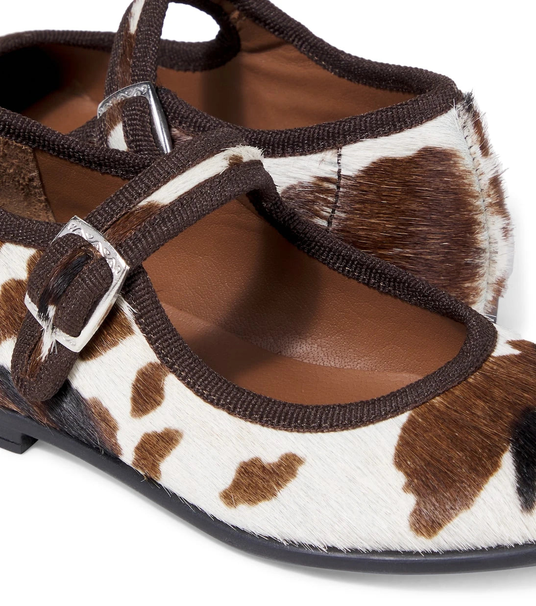 PèPè - Calf hair Mary Jane flats