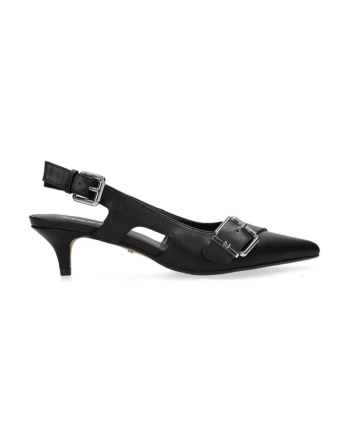 Mexx обувки с дебел ток с отворена пета TYRA SUKI Slingback Pump