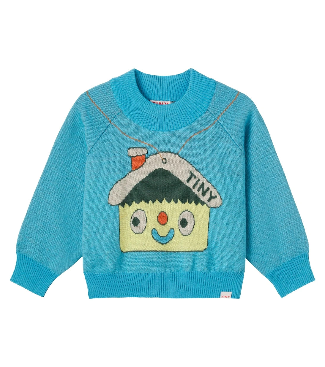 Tinycottons - Smiley Cottage wool-blend sweater
