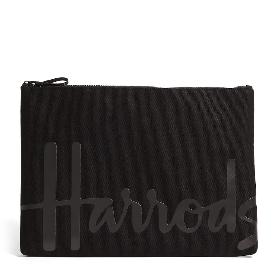 Large Cotton Logo Pouch