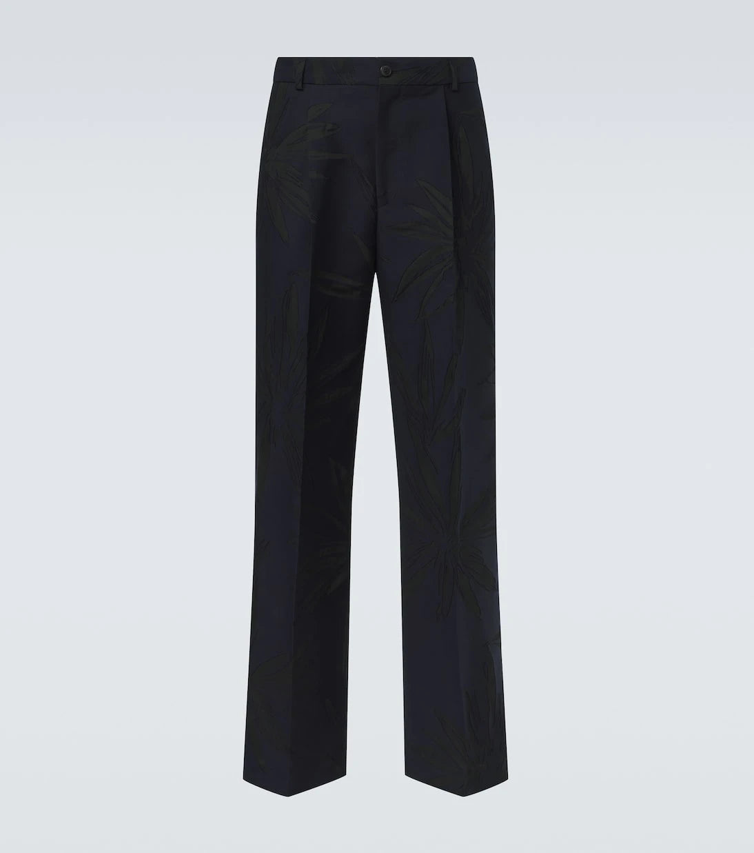 Dries Van Noten - Floral cotton-blend straight pants
