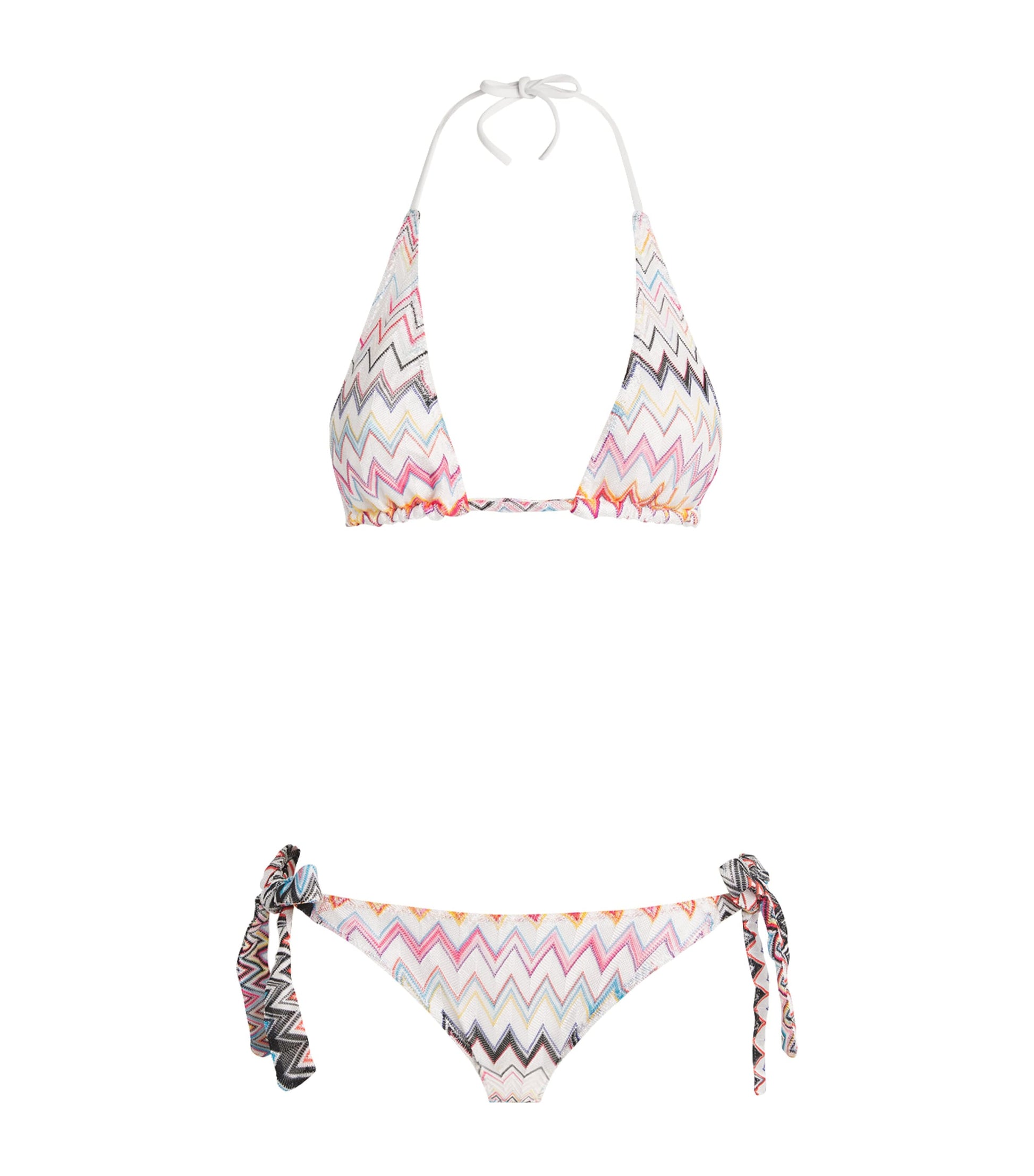 Multi Zigzag Plunge Bikini