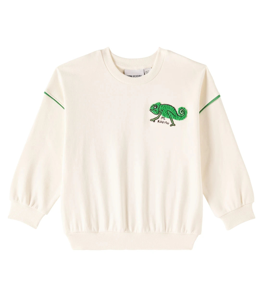 Mini Rodini - Kertenkele pamuklu jarse sweatshirt