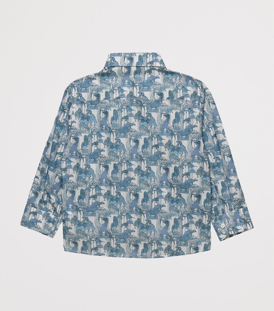 Cotton Dinosaur Shirt (2-5 Years) BLUE DINOSAUR