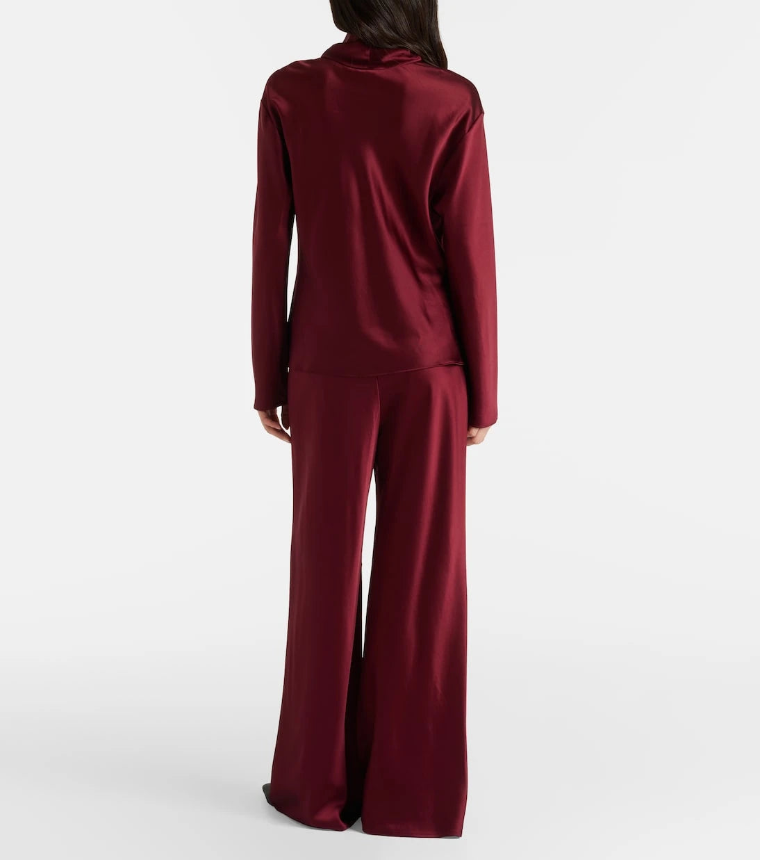 Leset - Barb satin turtleneck top