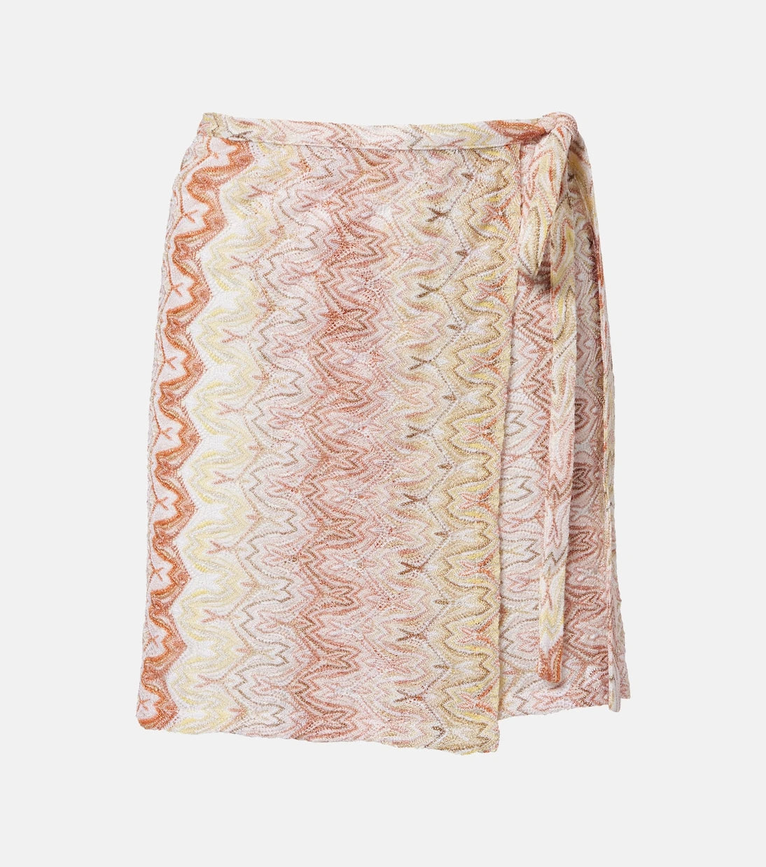 Missoni - Lamé wrap skirt