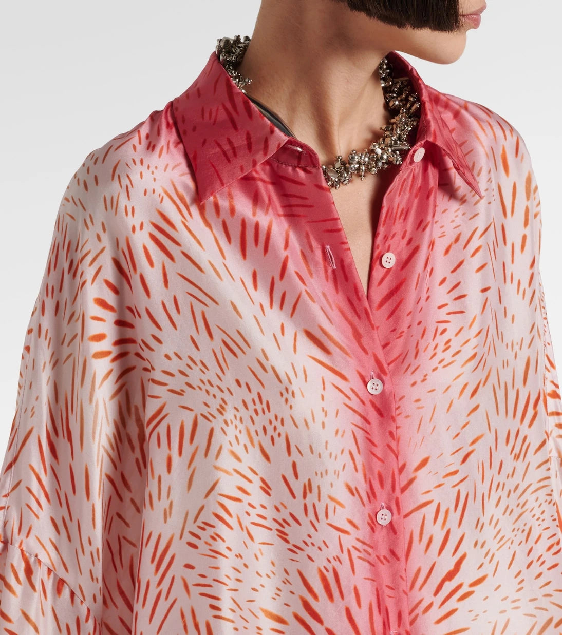 Dries Van Noten - Printed silk shirt