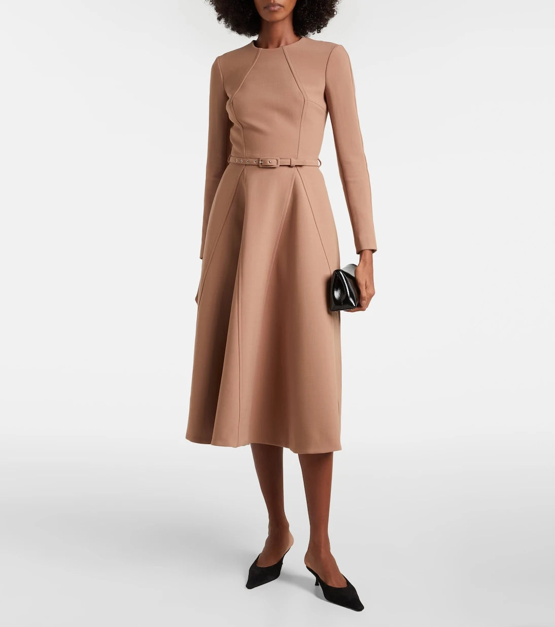 Emilia Wickstead - Ucellina belted paneled midi dress