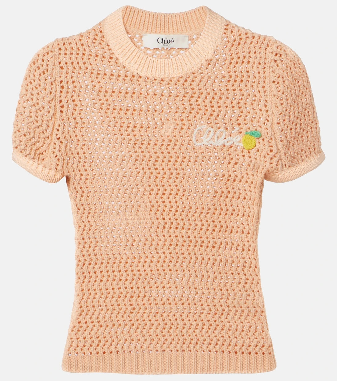 Chloé - Crocheted cotton top