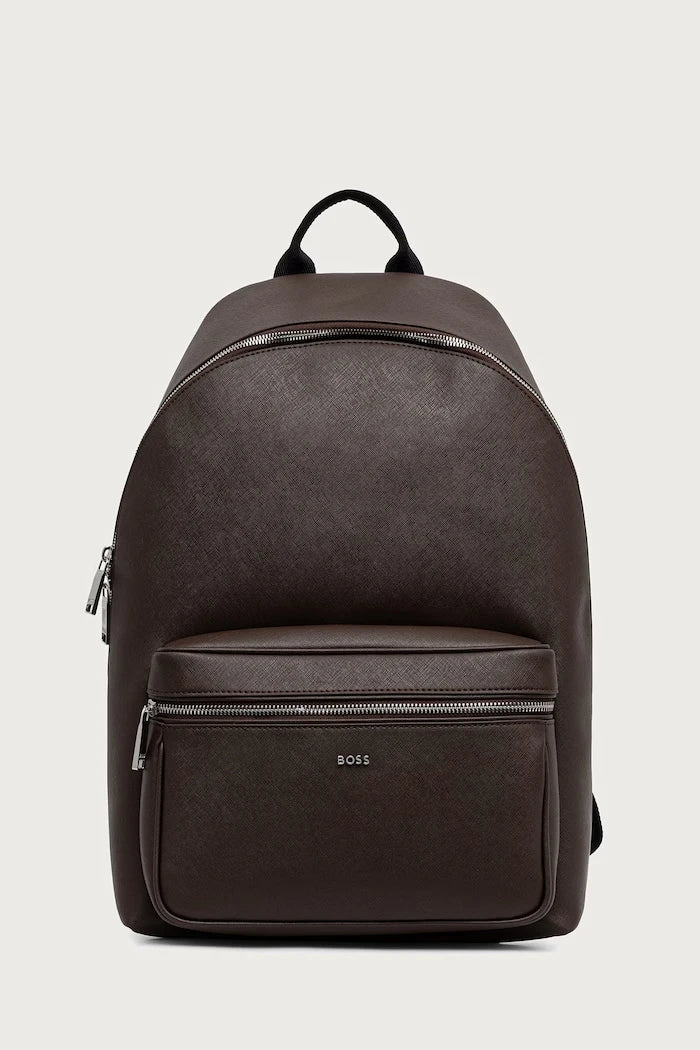BOSS erkek deri sırt çantası Northon_Backpack