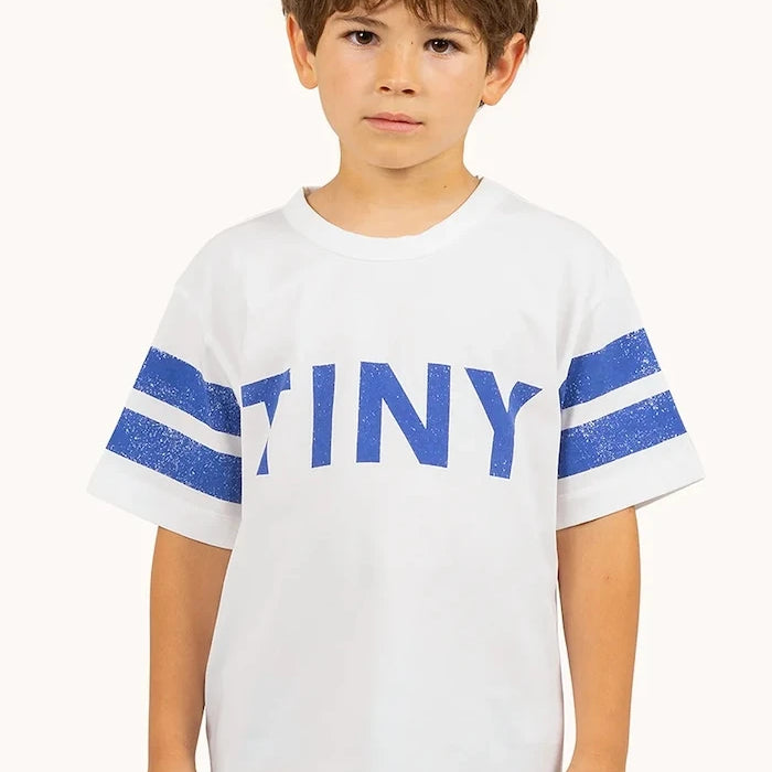 Детска памучна тениска Tinycottons STRIPES TINY TEE