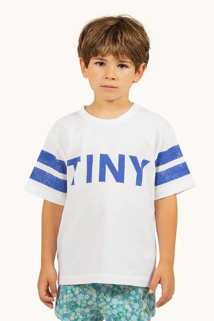 Детска памучна тениска Tinycottons STRIPES TINY TEE