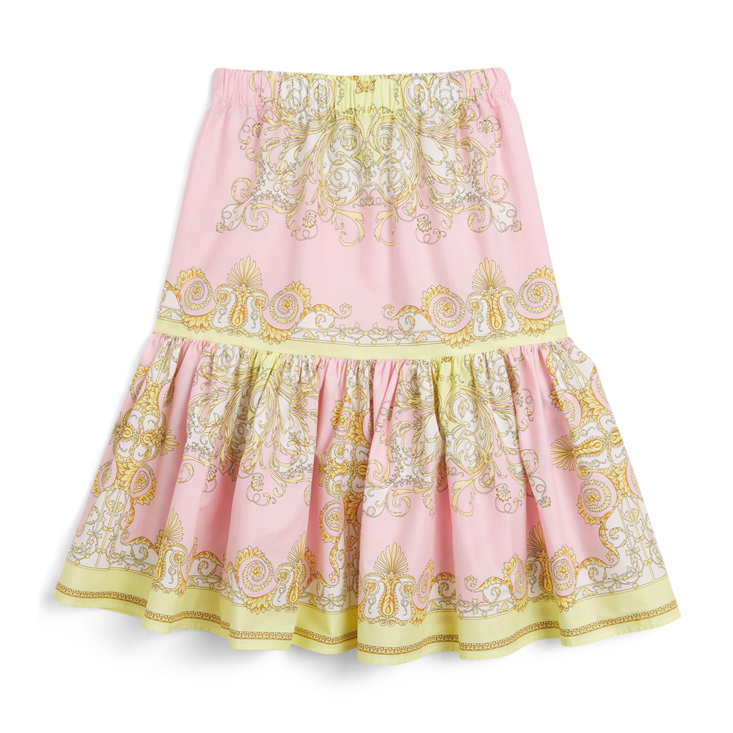 Versace Kids Cotton Barocco Skirt (6-14 Years)