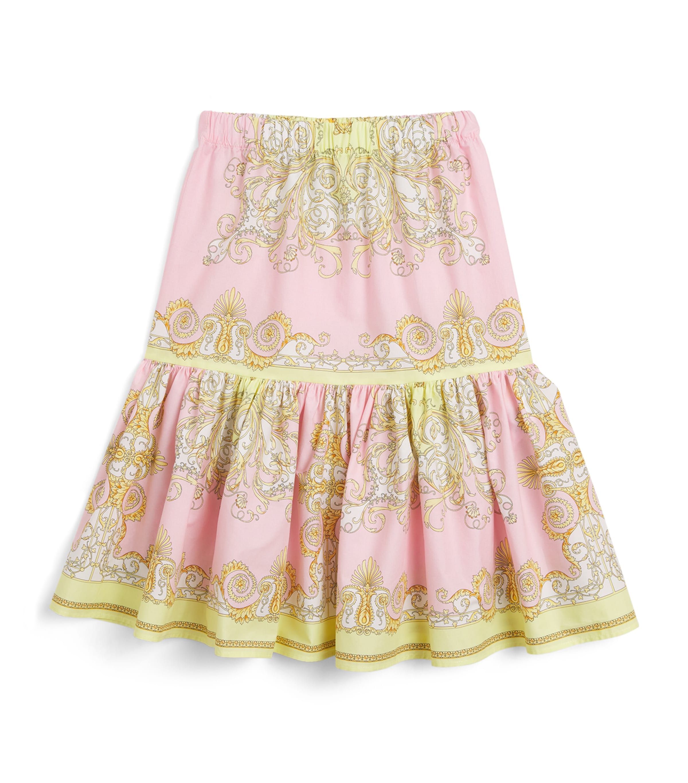 Versace Kids Cotton Barocco Skirt (6-14 Years)