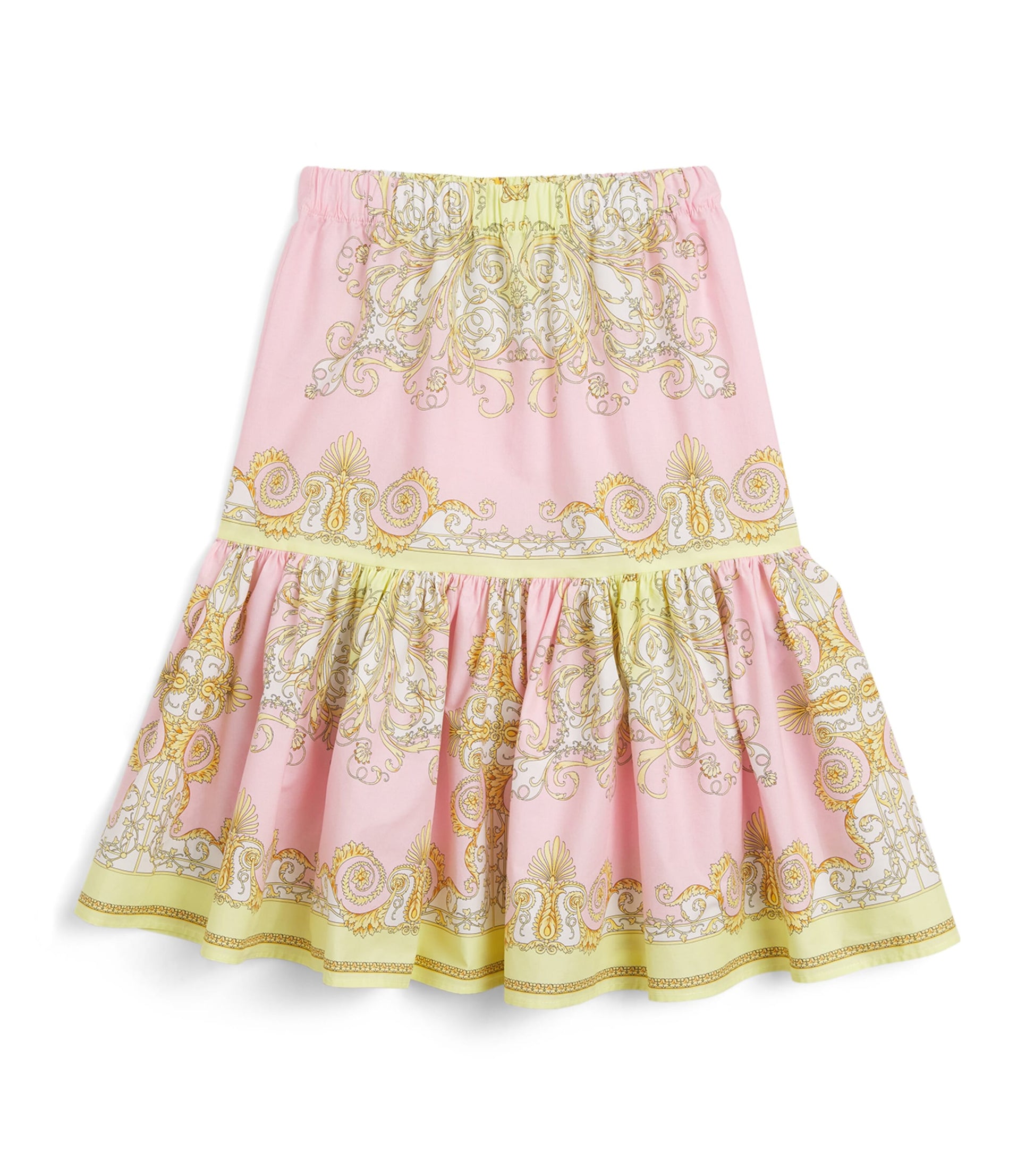 Versace Kids Cotton Barocco Skirt (6-14 Years)