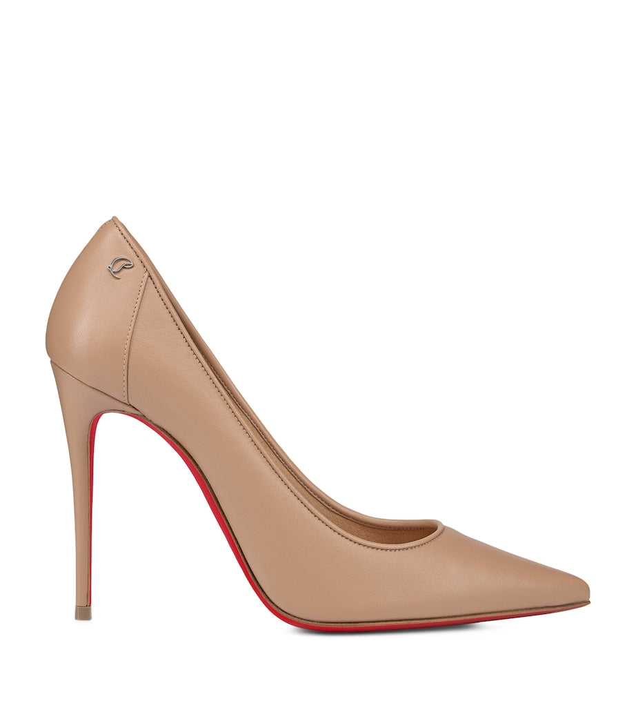 Christian Louboutin Nude Sporty Kate Nappa Leather Pumps 100