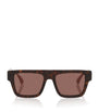 Acetate Rectangle Sunglasses