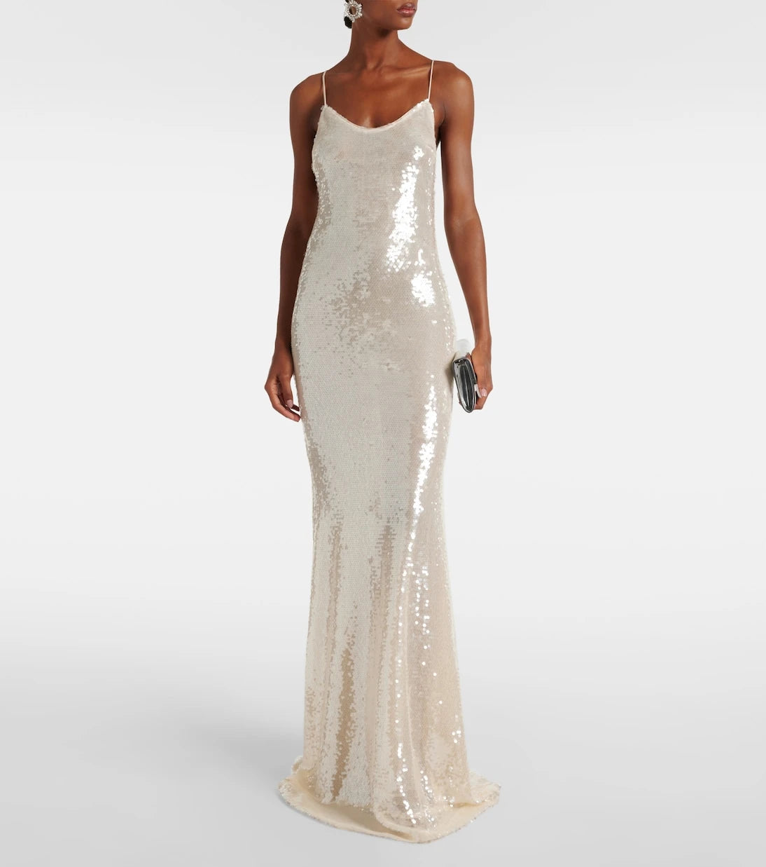 The New Arrivals Ilkyaz Ozel - Sequined open-back gown