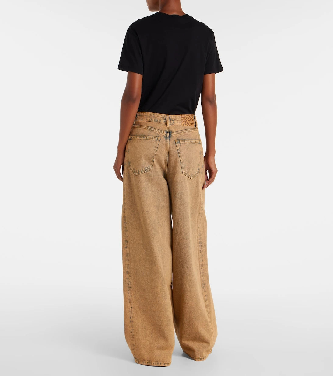 Alanui - Desert Rose wide-leg jeans
