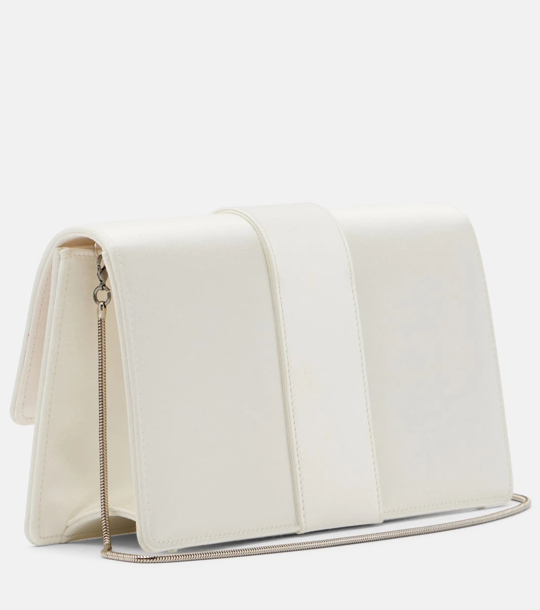 Manolo Blahnik - Maycapjou embellished satin clutch