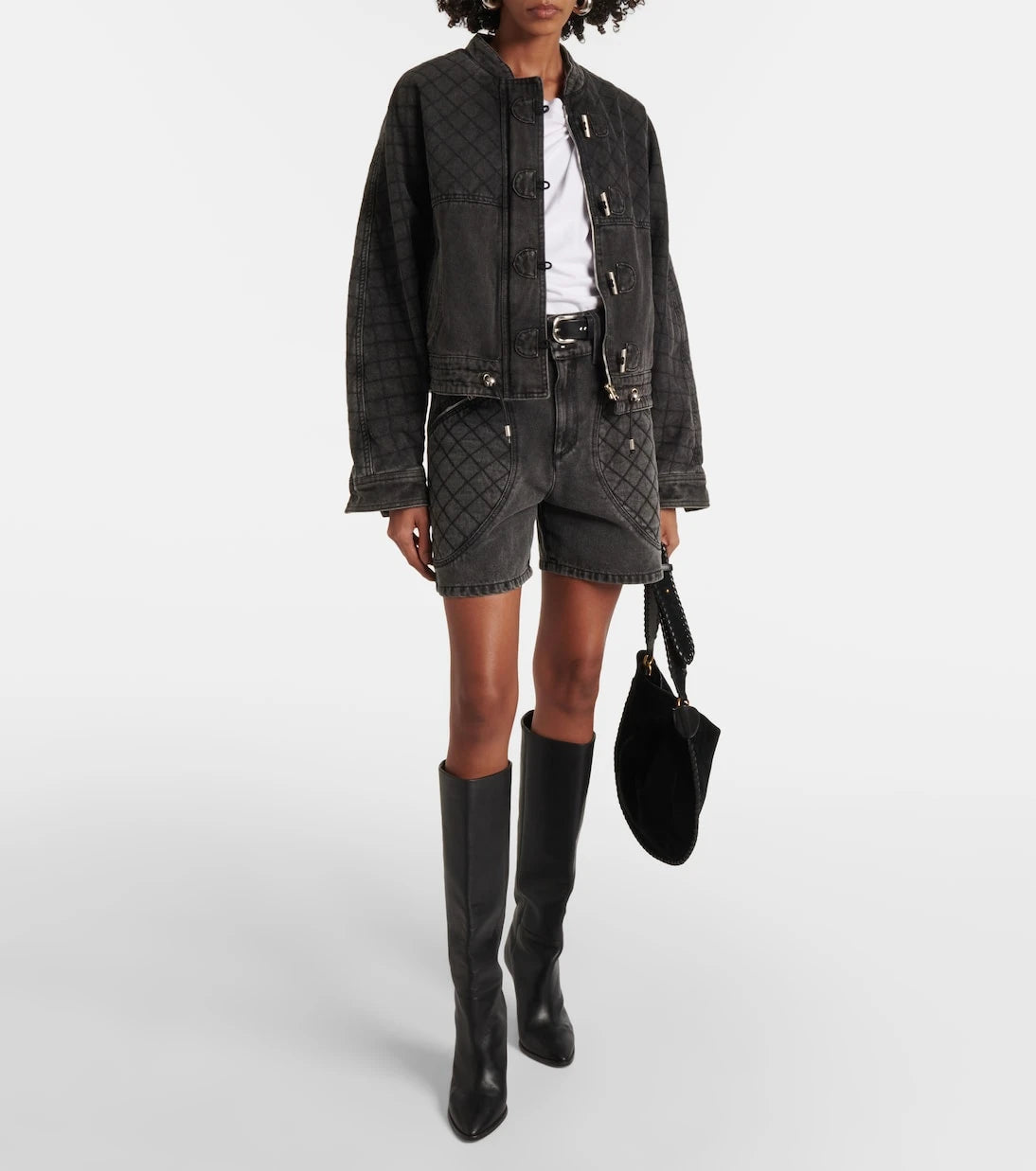 Isabel Marant - Celiany quilted denim jacket