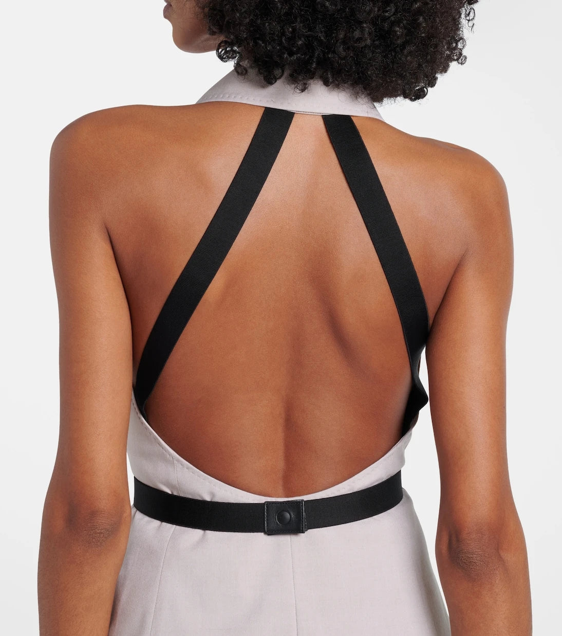 Max Mara - Cime cotton and wool canvas midi dress