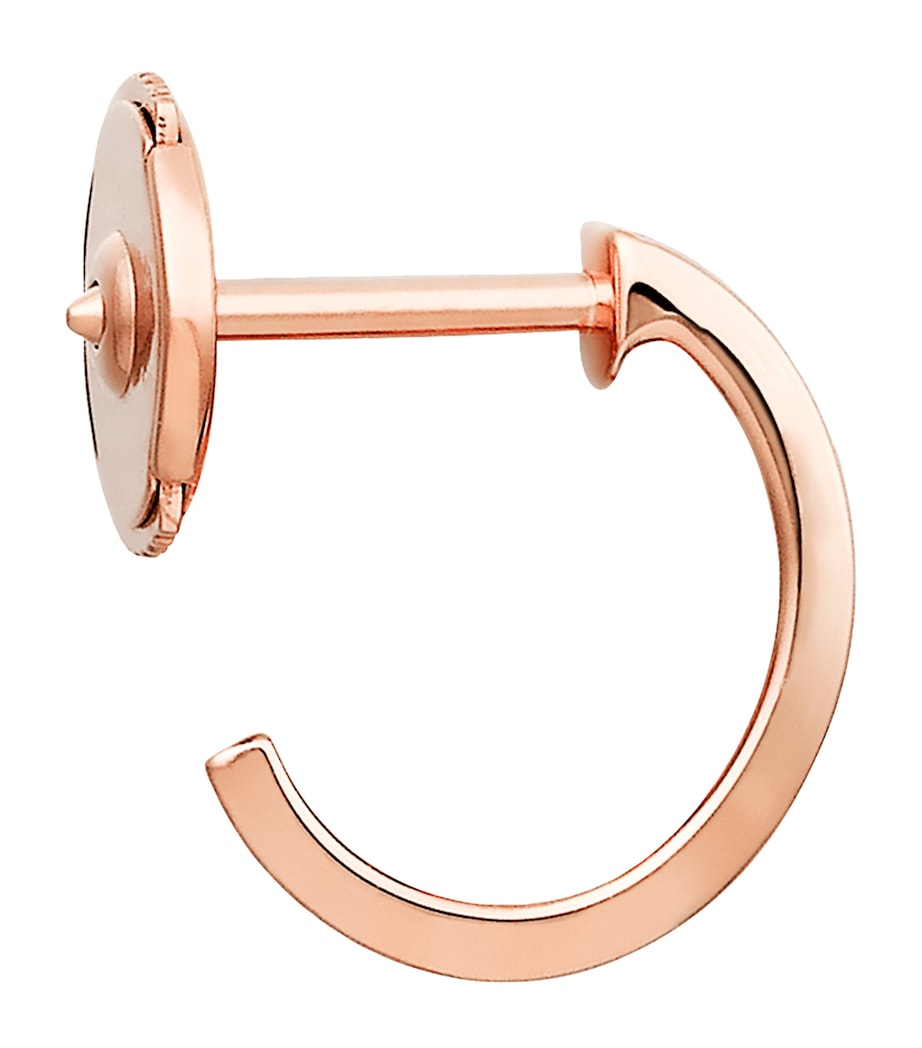 Rose Gold LOVE Hoop Earrings