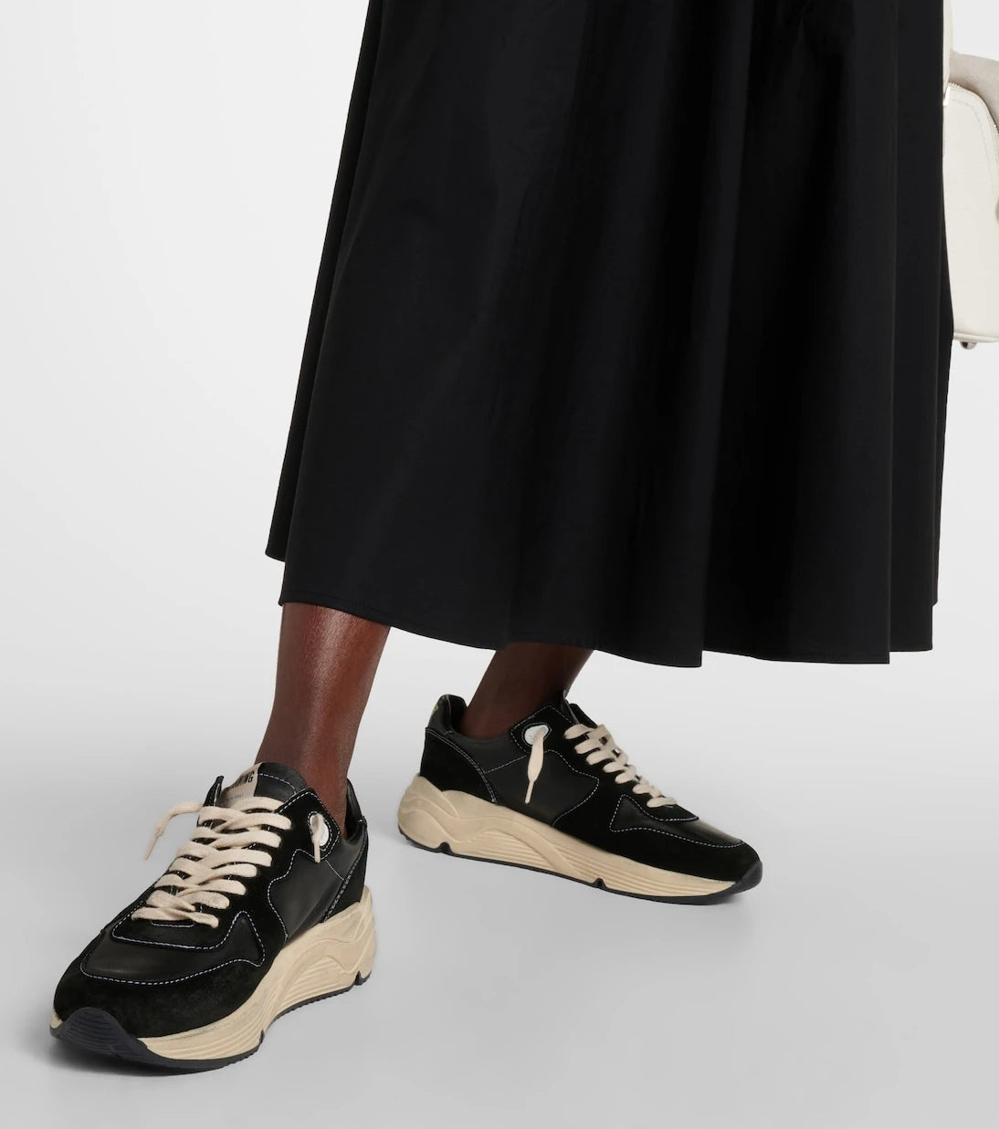 Golden Goose - Running Sole suede and leather sneakers