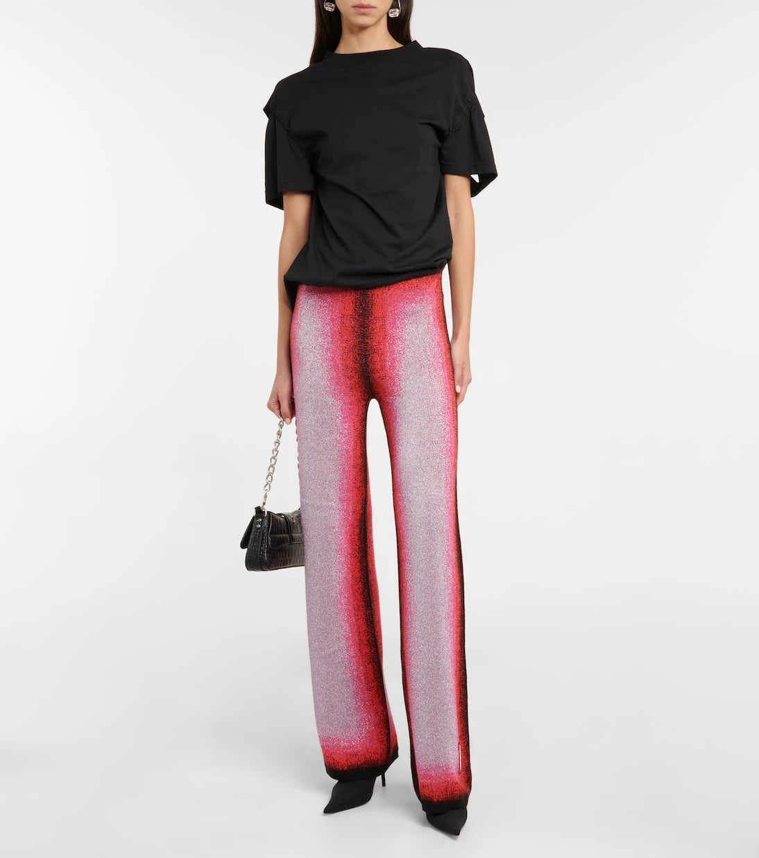 Y/Project - Gradient knit wide-leg pants