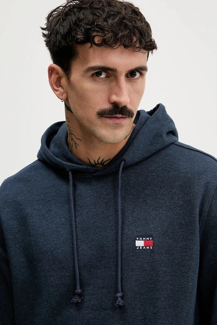 Tommy Jeans Erkek Pamuklu Kapüşonlu Sweatshirt