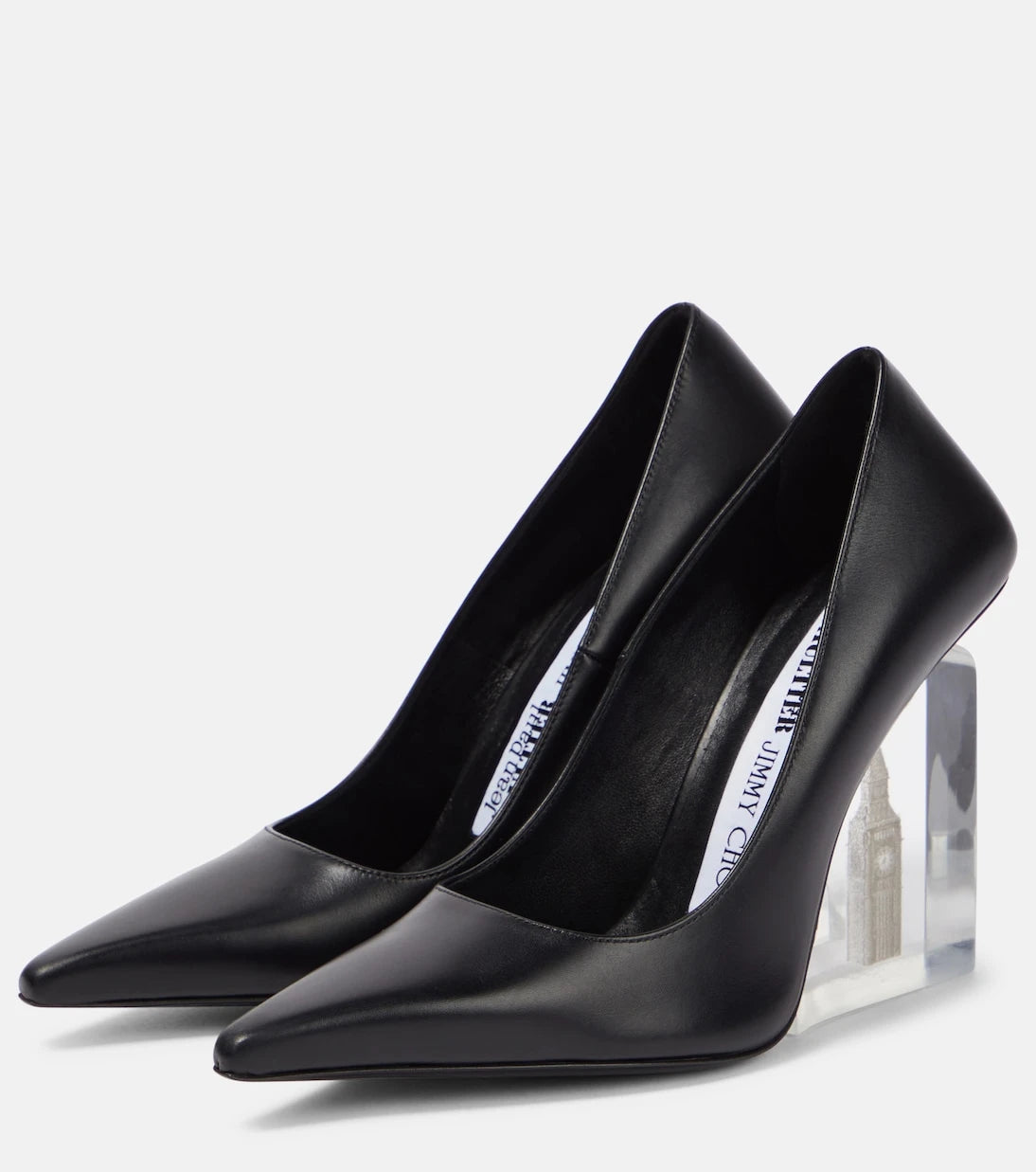Jimmy Choo - x Jean Paul Gaultier leather wedge pumps
