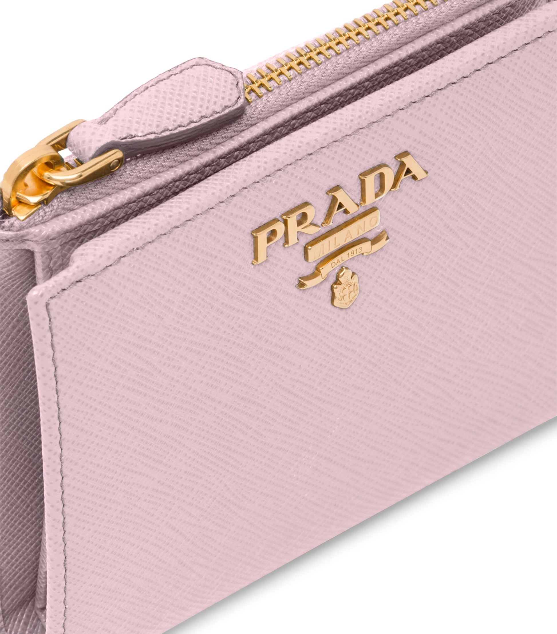 Prada Pink Small Saffiano Leather Wallet