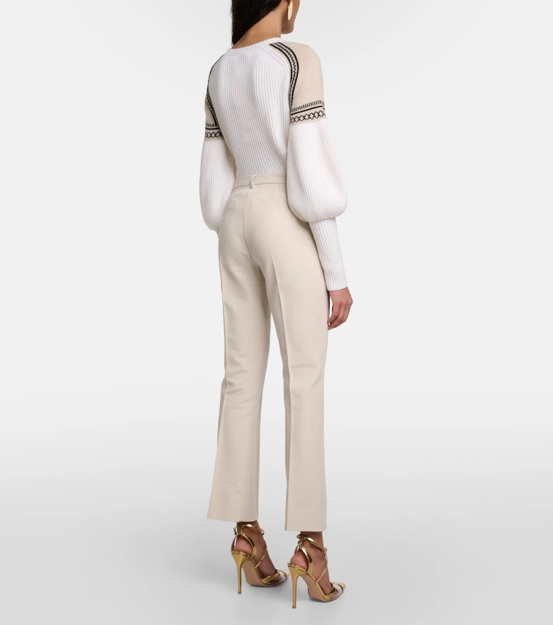 'S Max Mara - بنطال فاتينا قصير بقصة مستقيمة