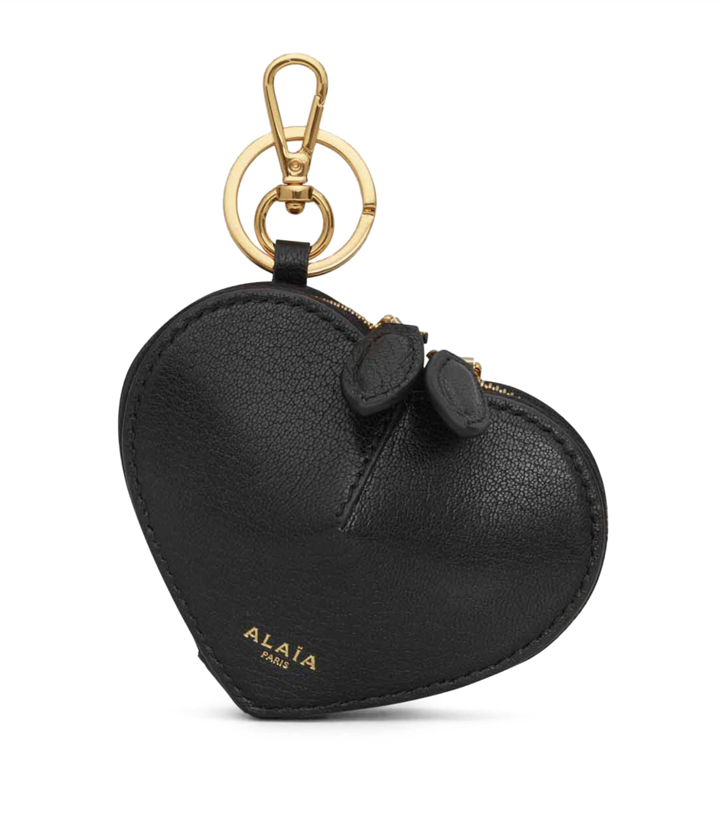 Black Goatskin Le Coeur Coin Purse