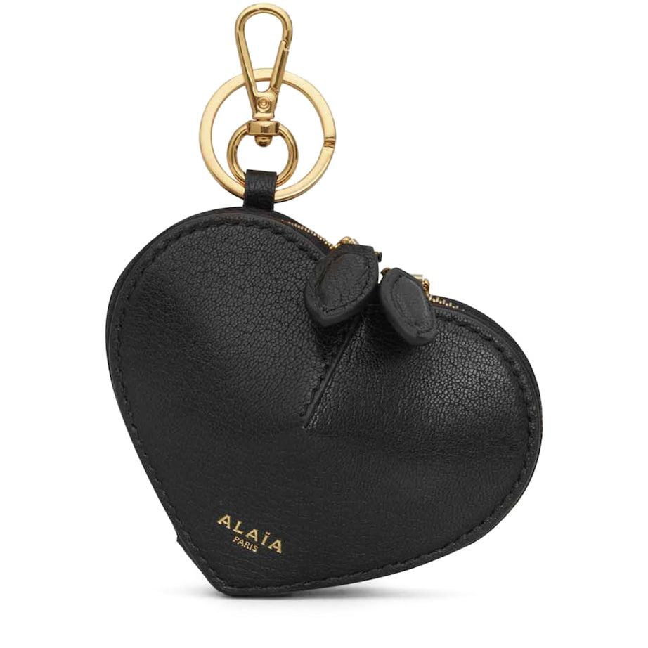 Black Goatskin Le Coeur Coin Purse