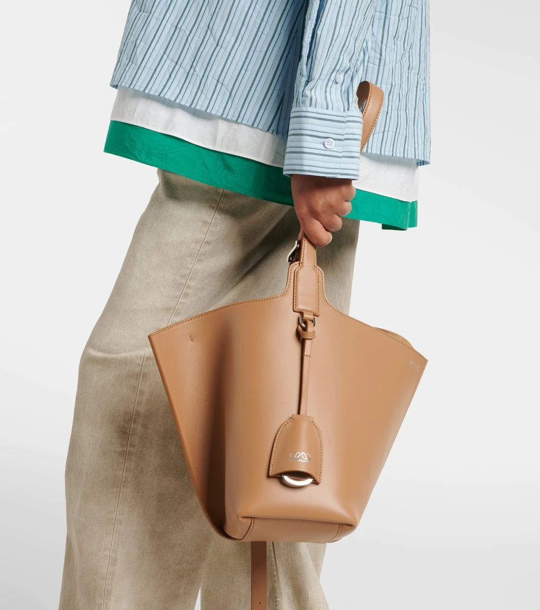 Loewe - Bilbao Medium leather bucket bag
