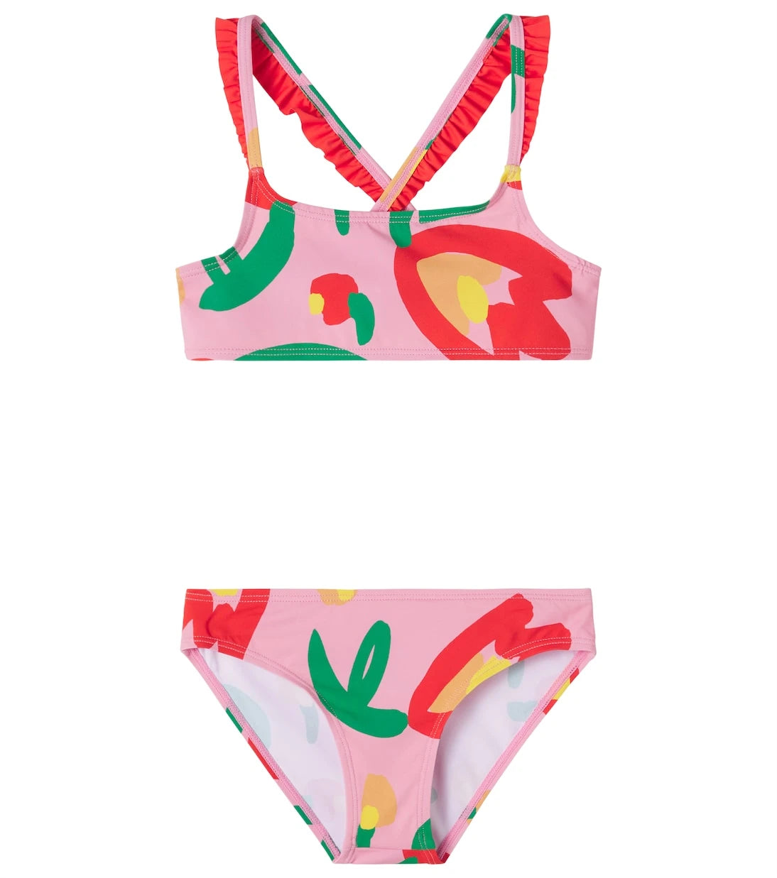 Stella McCartney Kids - Tulips floral jersey bikini