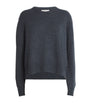 Johnstons Of Elgin Grey Donegal Cashmere Sweater