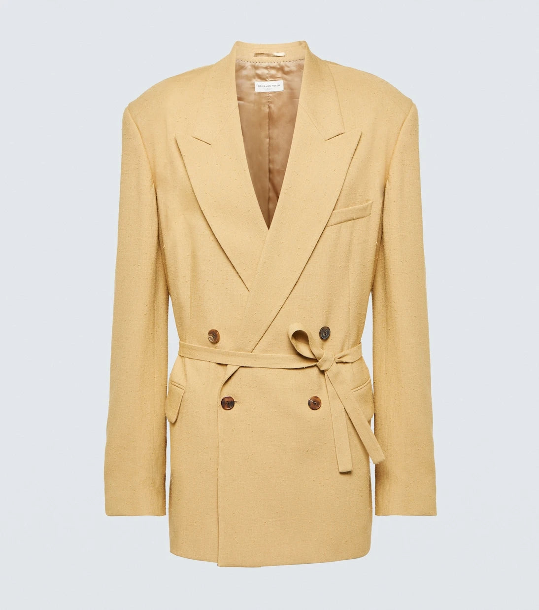 Dries Van Noten - Bishop Bis belted blazer