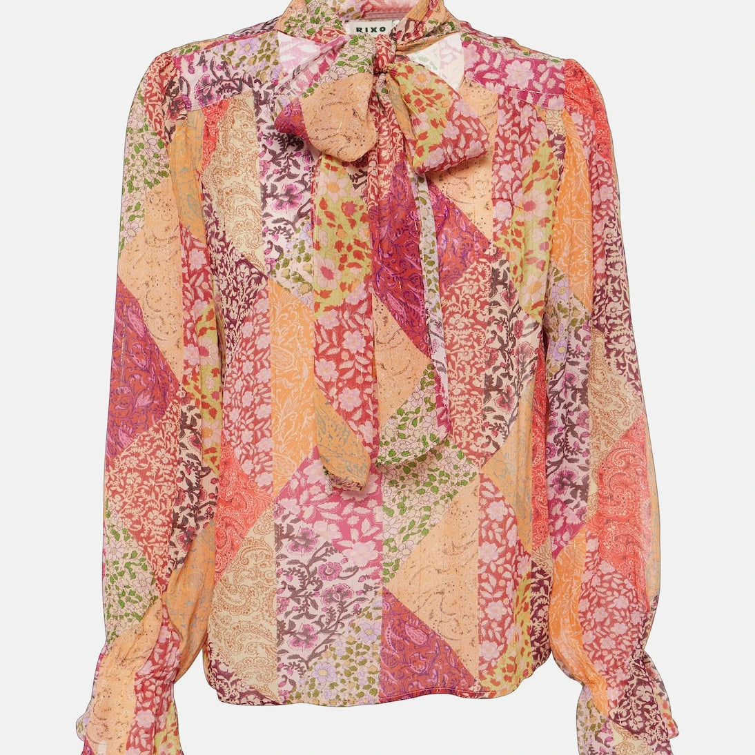 Rixo - Jovie patchwork top