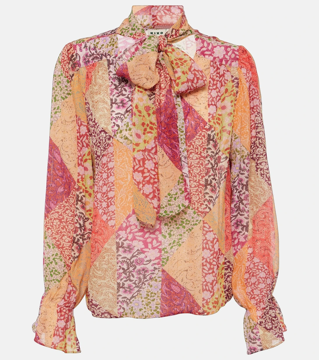 Rixo - Jovie patchwork top