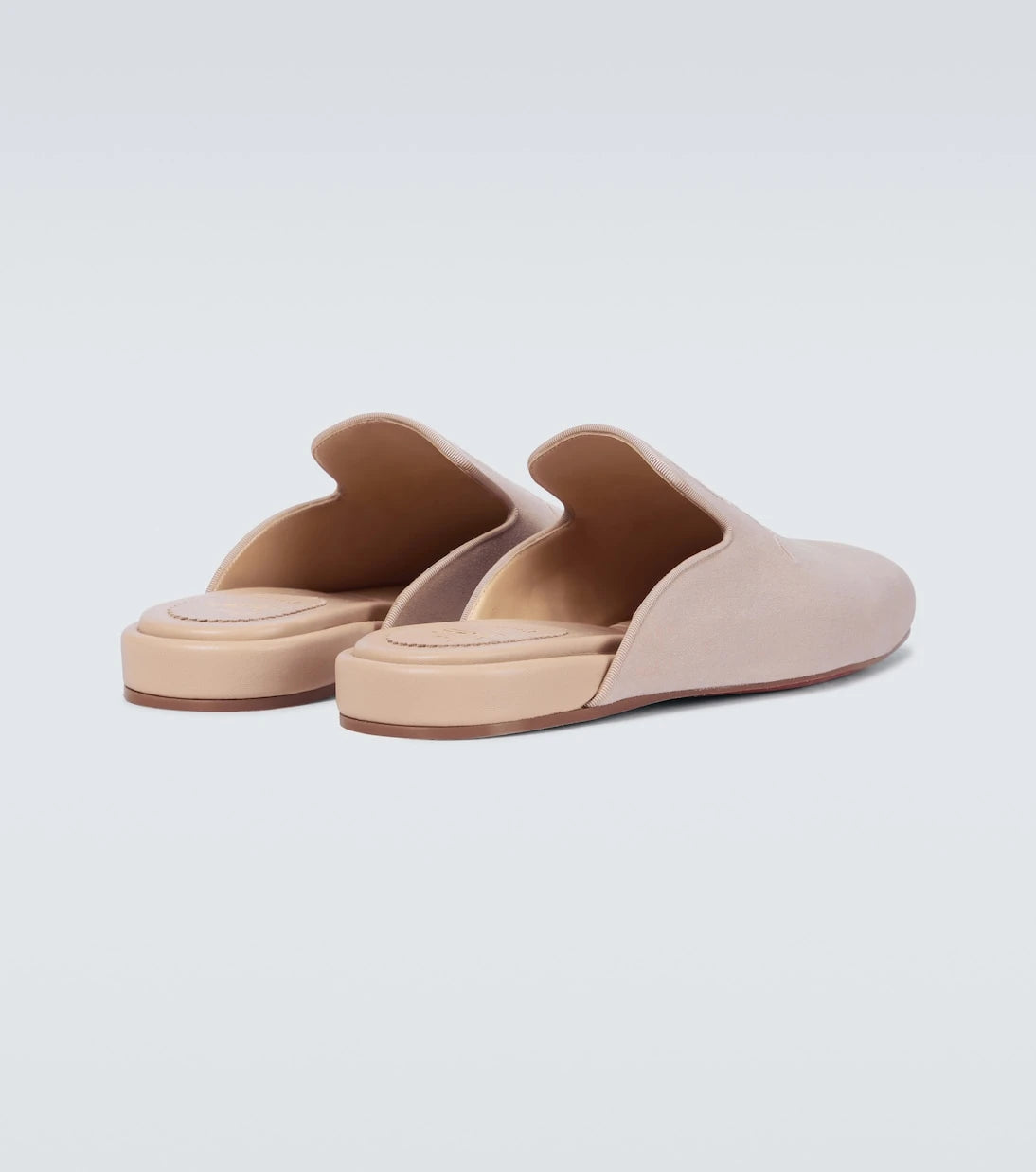 Christian Louboutin - Navy Coolito Flat mules