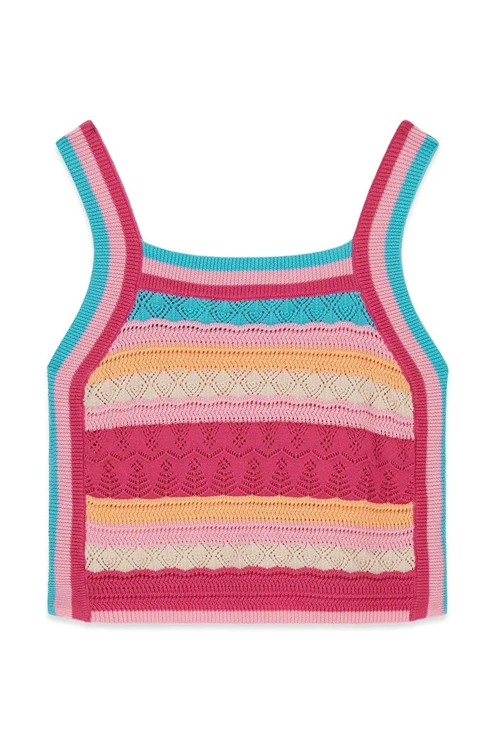 Guess çocuklar için pamuklu askılı bluz