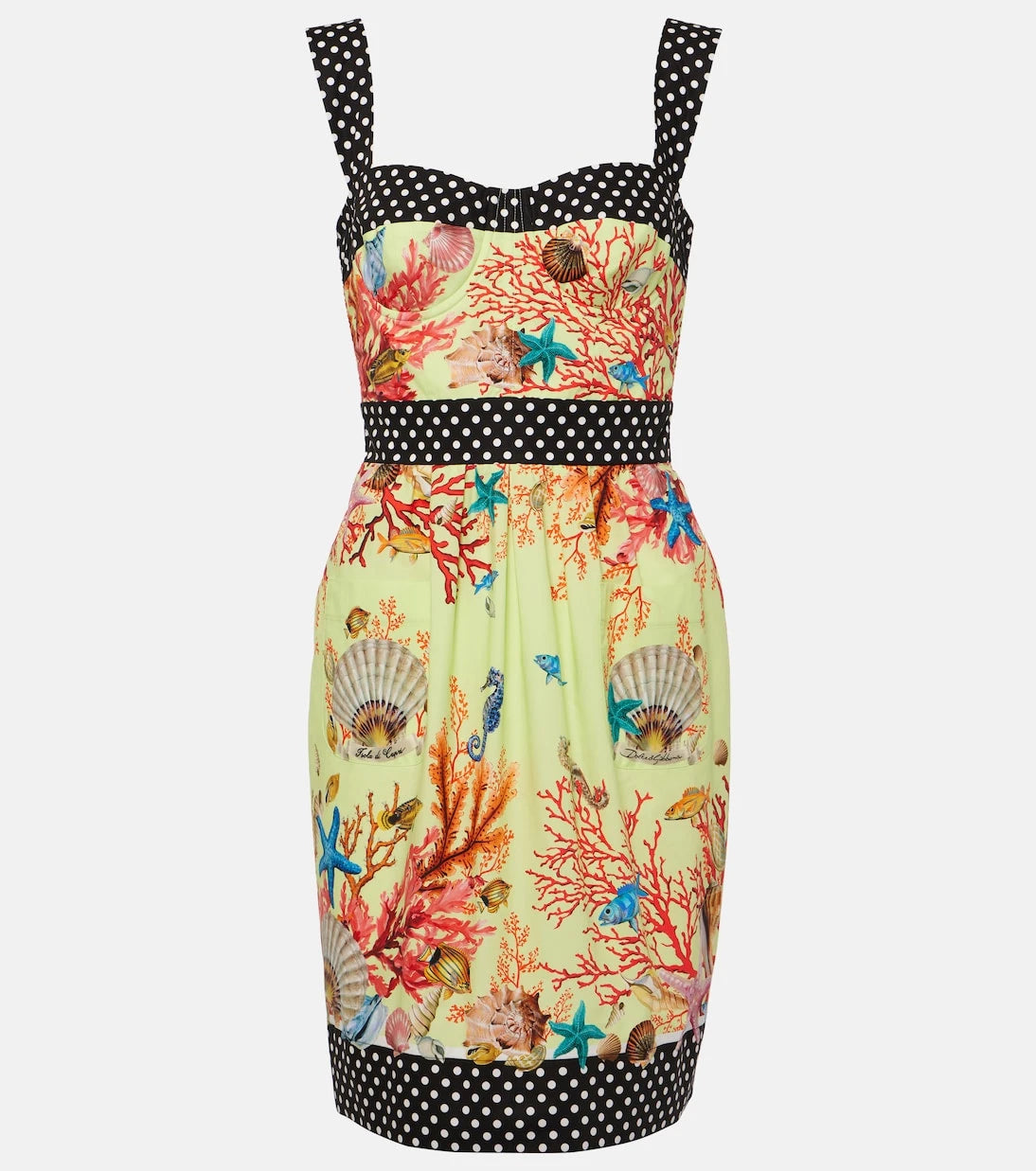 Dolce&Gabbana - Capri printed cotton minidress