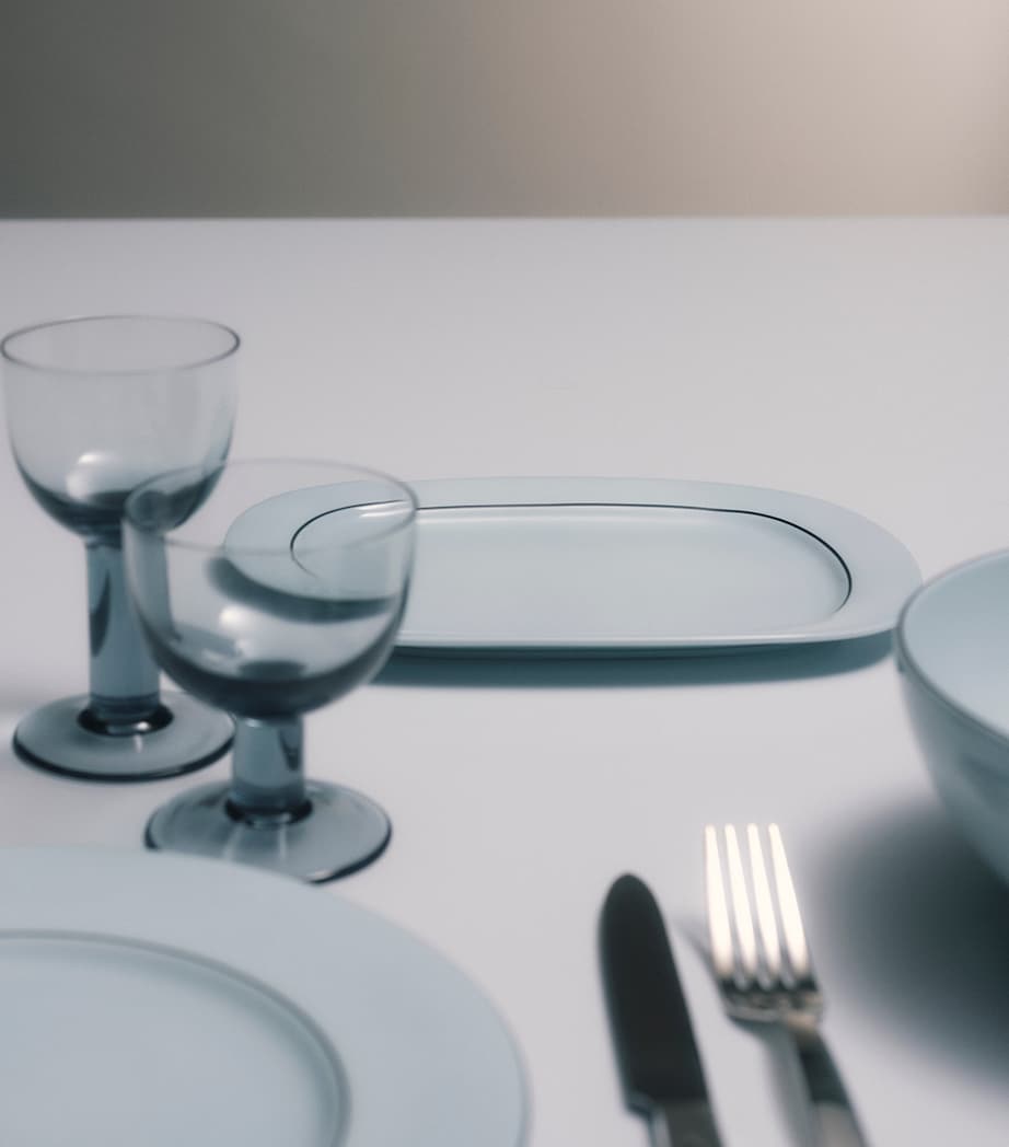 Prada Celadon Porcelain Tray (25cm)