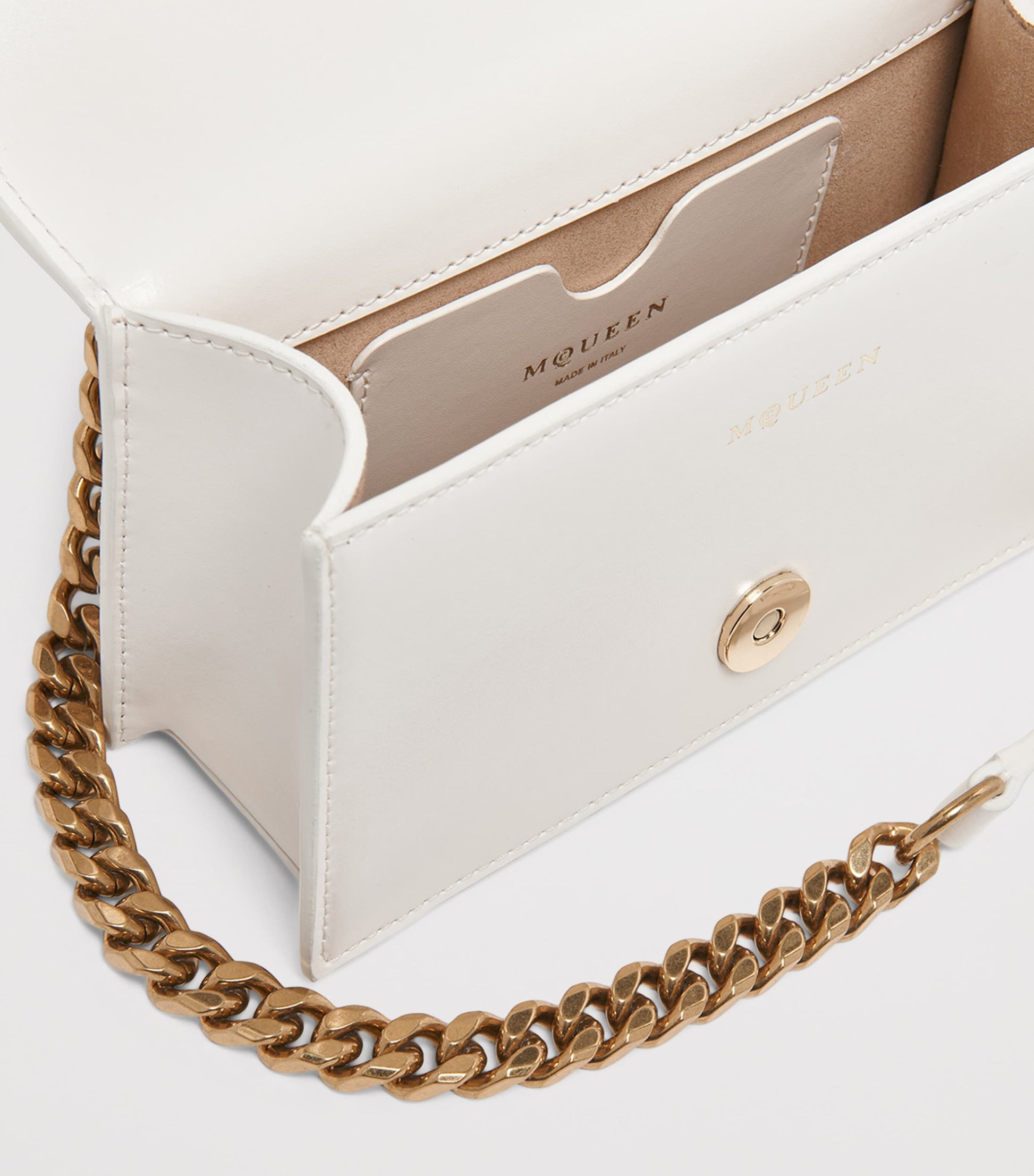 Leather Embellished Jewelled Satchel